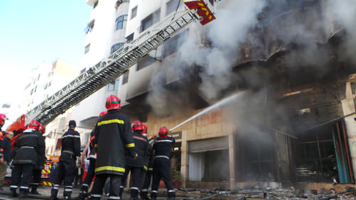 Nouvel incendie à Casablanca : neuf brûlés